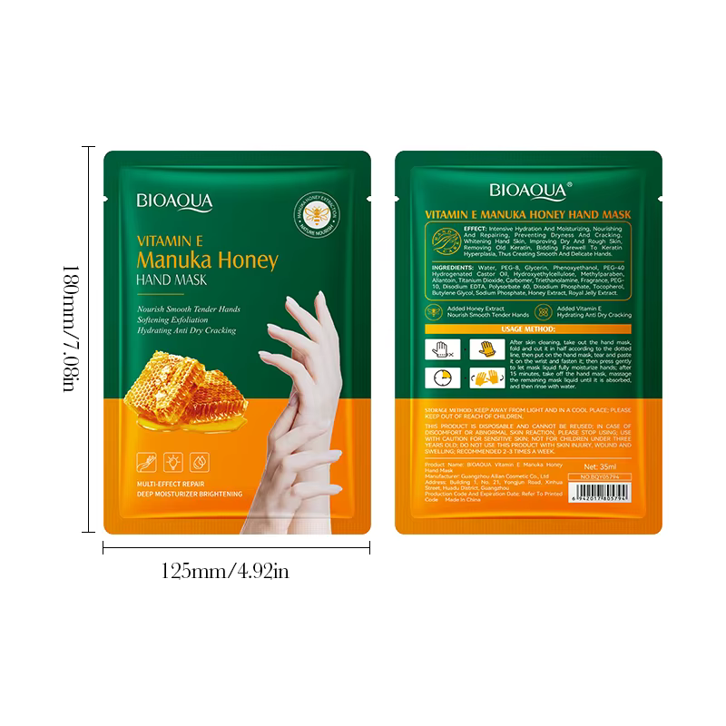 Vitamin E Hand Mask – Masque Mains au Miel de Manuka